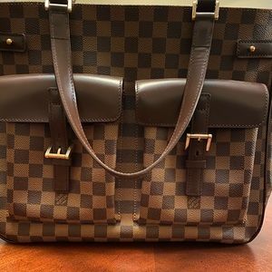 Damier Canvas Uzes Tote Bag